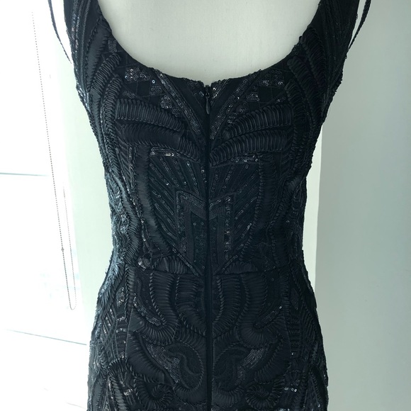 David Meister beaded Sequin Dress - Picture 5 of 7